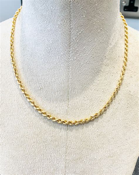 18 Inch Gold Chain Necklace