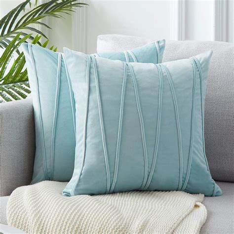 In just 10 minutes you can create an envelope style closure pillowcase that fits easily over your throw pillows. Another plus to this style of the pillow is that it makes it very easy to take off the cover and wash when needed. 10-Minute Throw Pillow Cover from A Piece of Rainbow. Continue to 2 of 18 below. 02 of 18.. 