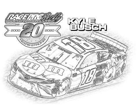 18 Nascar Coloring Pages Free Pdf Printables Race Track Coloring Page - Race Track Coloring Page