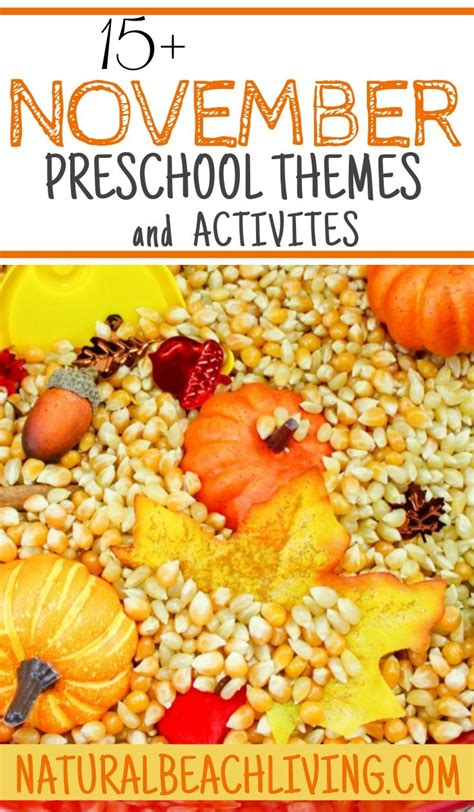 18 November Preschool Themes With Lesson Plans And November Kindergarten Themes - November Kindergarten Themes