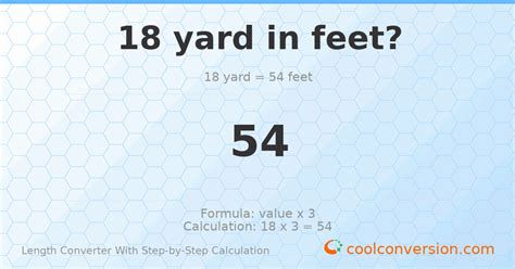 18 Yd To Ft