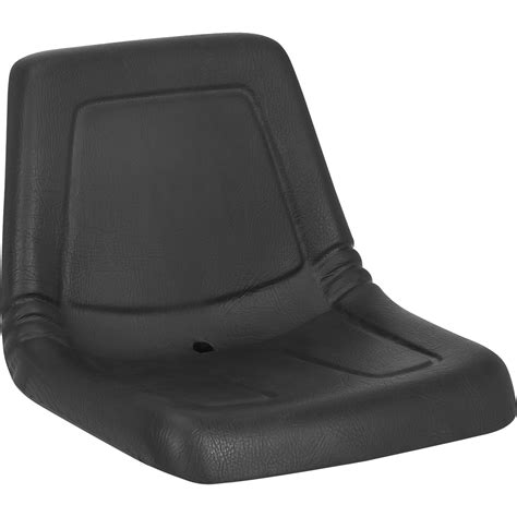 18.2"×7" Short Back Plastic Black Seat For Lawn Mower, Tractors …