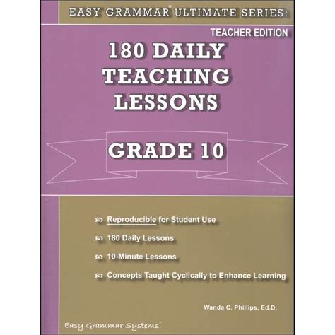 180 Daily Teaching Lessons Easy Grammar Ultimate Series Easy Grammar 9th Grade - Easy Grammar 9th Grade