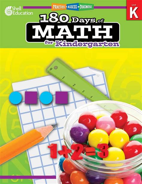 180 Days Math Kindergarten Practice