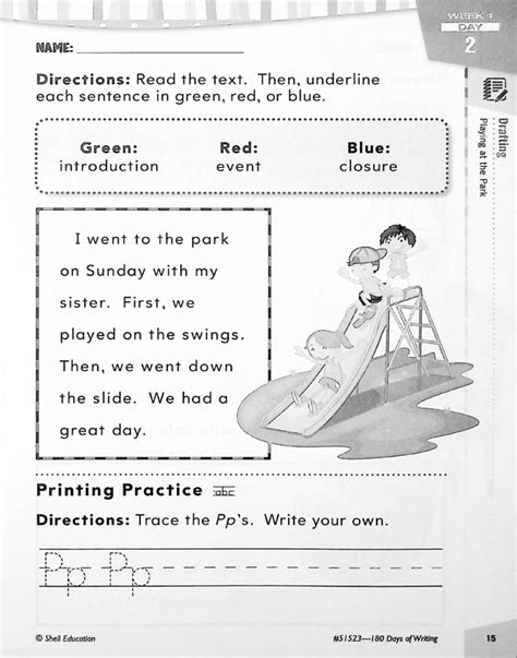 180 Days Of Writing For Kindergarten An Easy Writing Workbook For Kindergarten - Writing Workbook For Kindergarten