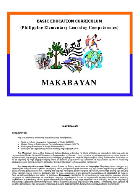 180 Learning Competencies For Makabayan Hekasi V Dep