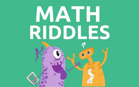 180 Math Riddles With Answers For Kids And A Math Riddle - A Math Riddle