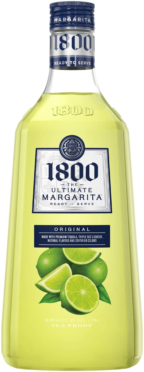 1800 tequila margarita. 1800 The Ultimate Margarita® is crafted with premium tequila, extract of lime and fresh flavors. The range of flavors offers Original and popular fruits like Peach, Pineapple, Raspberry, Watermelon and Mango; and bold Spicy Margarita, and Blood Orange. • The packaging features beautifully illustrated fresh fruit imagery and clean lines - an apt representation of the quality that lies within. 