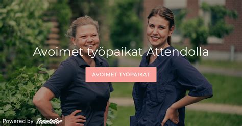 181 Työpaikat, avoimet työpaikat: Attendo Henkilö Ja Indeed.com