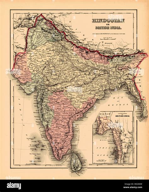 1857 India Map