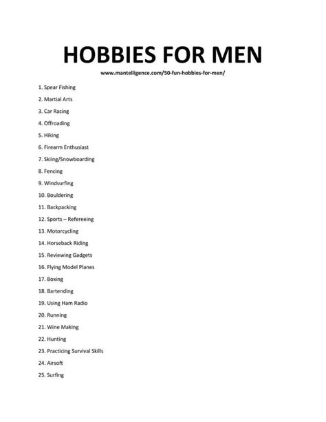 186 Best Hobbies for Men - You