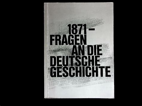 1871   fragen an die deutsche geschichte. - Documento base de discusión para la investigación.