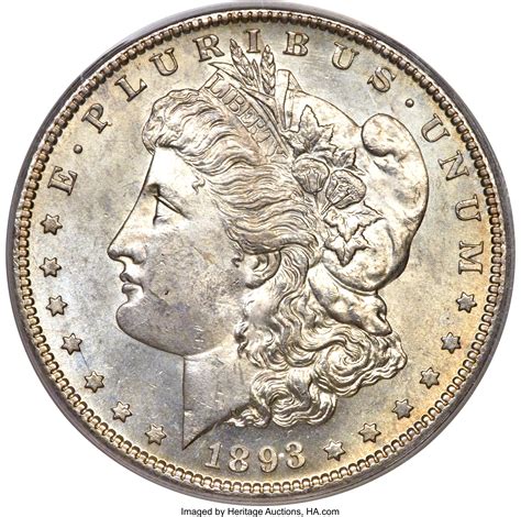 1893-S Morgan Dollar, Magnificent MS63 Ca