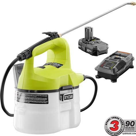 18V ONE+™ 1 GALLON CHEMICAL SPRAYER WITH 1.3AH BATTERY ... - RYOBI …