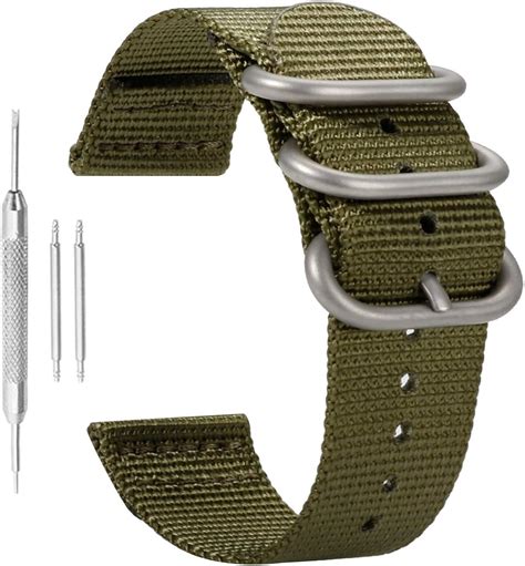 18mm watch strap nylon. .  ...