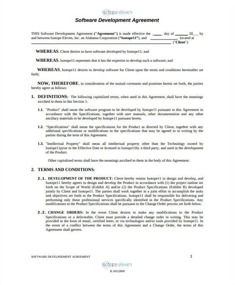 19+ FREE Software Development and License Agreement Templates PDF, Word