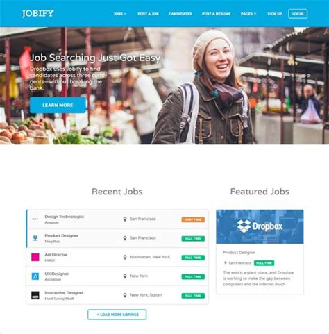 19+ Job Portal HTML5 Themes & Templates Free & Premium Templates