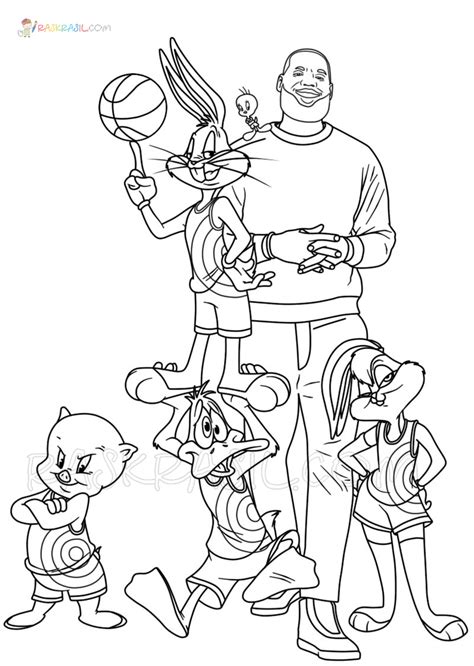 19+ Space Jam Color Pages ZeemanLeighton