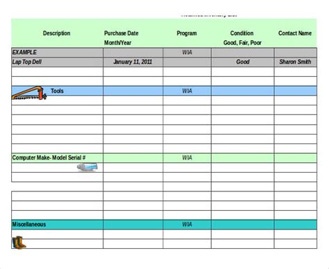 19+ Tool Inventory Templates Free Sample, Example, Format Download