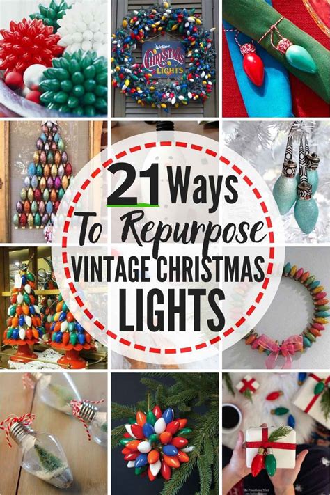 19 BRIGHT (and Safe) Ideas For Vintage Christmas Lights