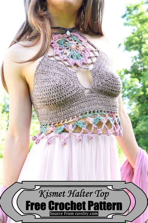19 Cute and Customizable Free Crochet Halter Top Patterns in 2022