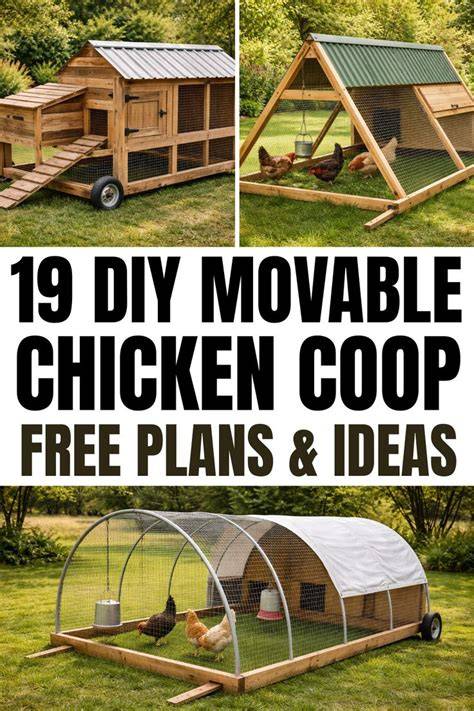 19 DIY Movable Chicken Coop Plans - Homestead … - raincitystudios.com
