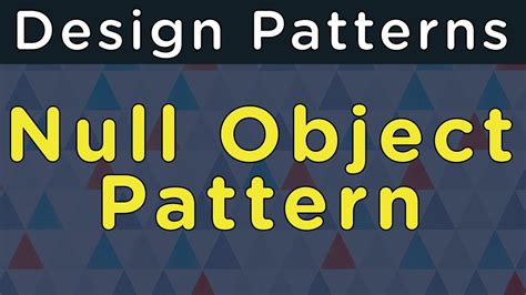 19 Null Object Design Pattern in C YouTube