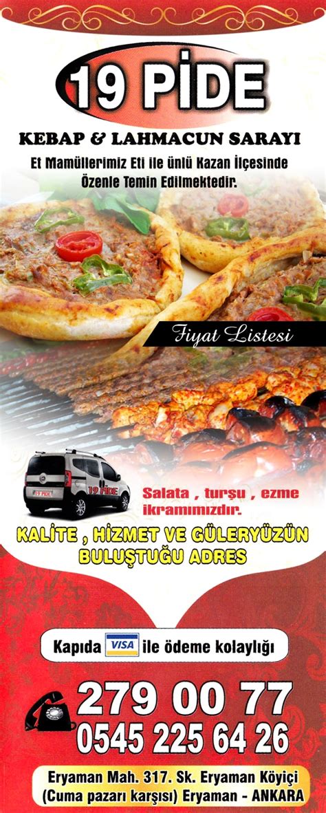 19 Pide Kebap Salonu. 