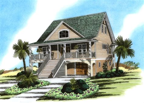 19 Wide Raised Beach House Plans