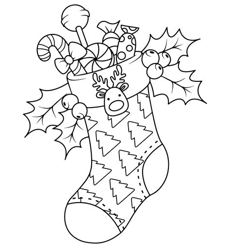 19 Christmas Stocking Coloring Pages Free Craftprofessional Com Christmas Coloring Pages Stocking - Christmas Coloring Pages Stocking