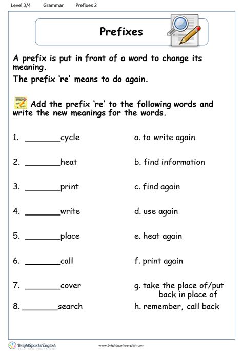 19 Free Printable Prefix Worksheets 4th Grade Worksheeto Prefix Worksheet 3rd Grade - Prefix Worksheet 3rd Grade