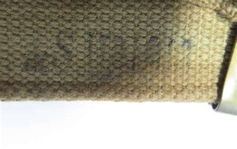 1903 pattern webbing.  Faint internal stamp possibly 1918 Some changes were made ...