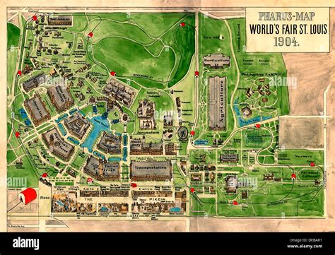 1904 worlds fair map overlay