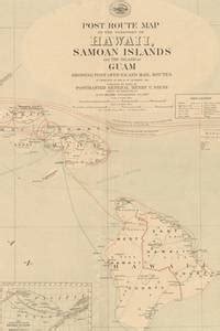 Read 1904 Post Route Map Of Hawaii Samoan Islands And The Island Of Guam  A Poetose Notebook  Journal  Diary 50 Pages25 Sheets By Poetose Press
