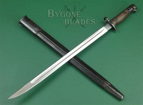 1907 vickers bayonet value.  The 433mm single-edged blade has a long narrow...