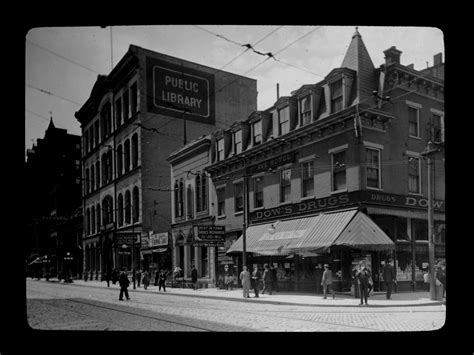 1910 Vintage Real Photo RPPC Public Library Vine St. Cincinnati Ohio …