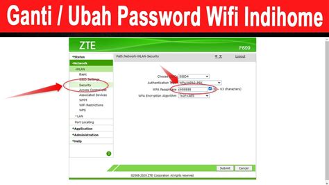 192.168.100.1cara mengganti password wifi indihome lewat hp