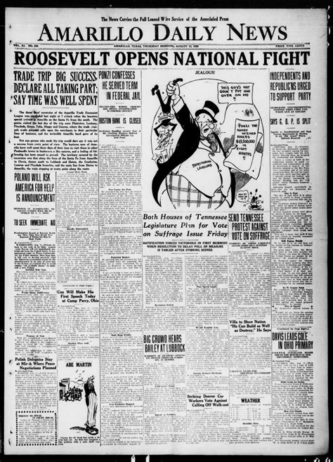 1920's newspaper. Things To Know About 1920's newspaper. 