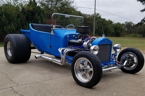 350CI MOTOR WITH WEIAND BLOWER, LOTS OF GOODIES, 4-WHEEL DISCS, TITLED AS A 1923. This 1923 Ford is one of the wildest T-buckets you'll ever see. This custom build has a slick old-school style and the unmistakable look of serious dual-quad supercharged power leading the way. So it's amazing this street-eating machine is also so affordable..