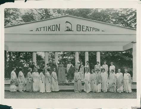 1924 Costumed Students Perform Greek Play At Girls College