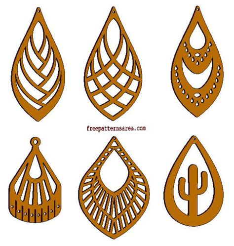 1925+ Free Earring Svg Patterns Free SVG Cut Files