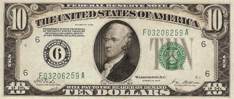1928 ten dollar bills have the portrait of William Mc