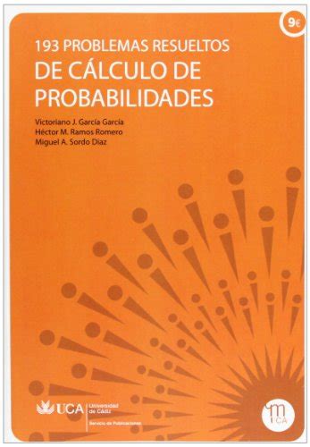 193 problemas resueltos de calculo de probabilidades manuales a 6 euros. - Música en el abrazo de eros.