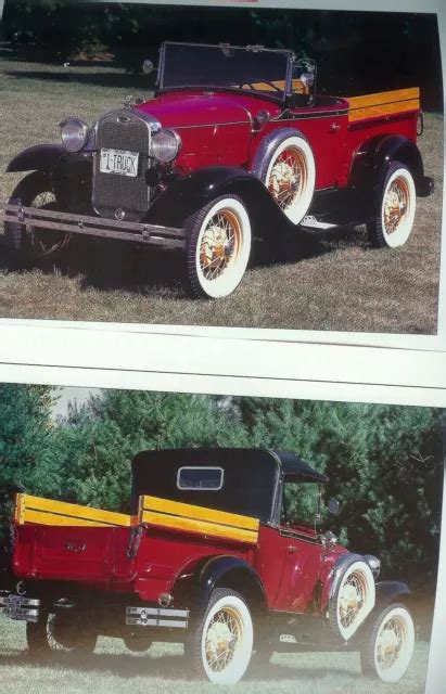 1930 FORD MODEL A ROADSTER PICKUP 4 pg Color Article eBay