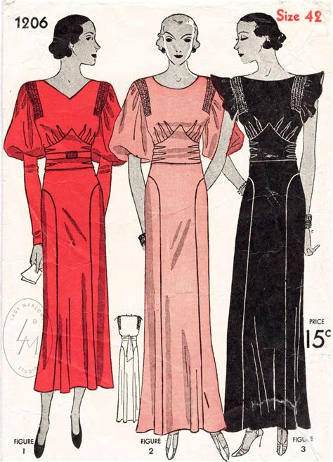 1930s Dress Pattern