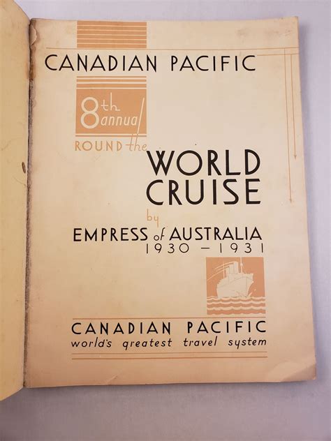 1931. Canadian Pacific World