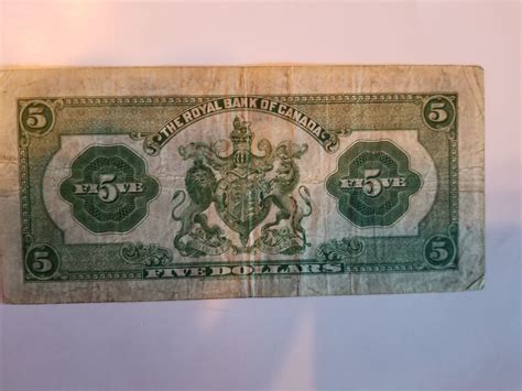 1935 $5 bill. 1935 Bank Of Canada $5 Five Dollar English Scarce Signature Osboune-Towers. Opens in a new window or tab. C $300.00. Top Rated Seller Top Rated Seller. ... 1954 BANK OF CANADA TEN 10 DOLLAR BANK NOTE AV 4369292 NICE BILL. Opens in a new window or tab. C $14.32. Top Rated Seller Top Rated Seller. 5 bids · Time left 2h 11m left (Today 06:34 p.m ... 