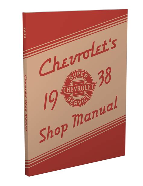 1938 chevrolet repair shop manual original. - Mystères de l'art et de la parole.