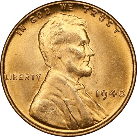 1940 wheat penny no mint mark. .  ...