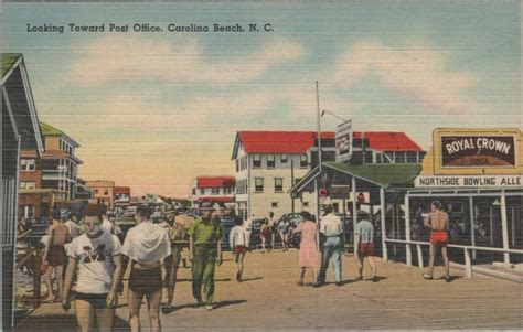 1940s Carolina Beach North Carolina boardwalk Royal Crown …